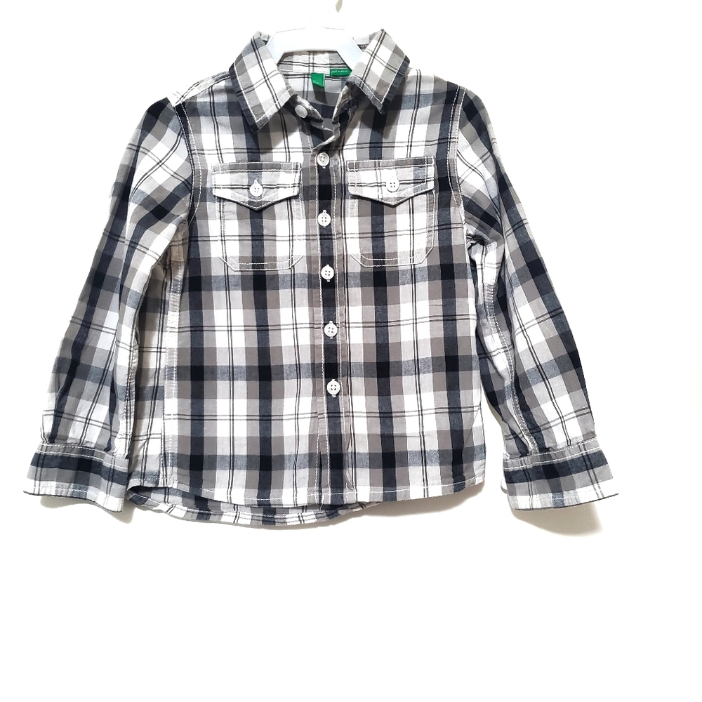 4for20!! Benetton button down shirt size 3/4